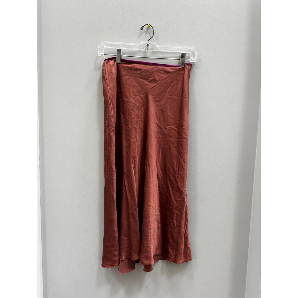 Rag & Bone Jaci Satin Skirt Color Mahogany  Size 00